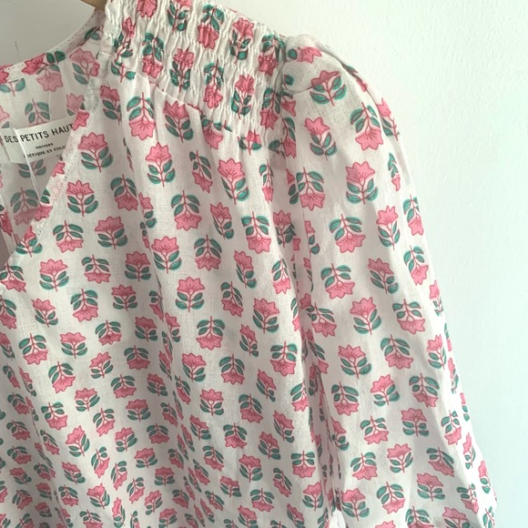 Des Petits Hauts cotton blouse t S - Picture 8 of 10